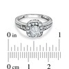 Thumbnail Image 2 of Previously Owned - 1 CT. T.W. Diamond Square Framed Ring in 14K White Gold