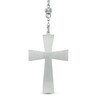 Thumbnail Image 2 of Previously Owned - Men's Rosary Necklace in Two-Tone Stainless Steel - 24"