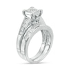 Previously Owned - 2 CT. T.W. Quad Princess-Cut Diamond Bridal Set in 14K White Gold