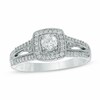 Thumbnail Image 1 of Previously Owned - 1/2 CT. T.W. Diamond Vintage-Style Engagement Ring in 10K White Gold