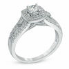 Thumbnail Image 2 of Previously Owned - 1/2 CT. T.W. Diamond Vintage-Style Engagement Ring in 10K White Gold