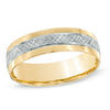 Thumbnail Image 0 of Previously Owned - Men's 6.0mm Comfort Fit Wedding Band in 10K Two-Tone Gold
