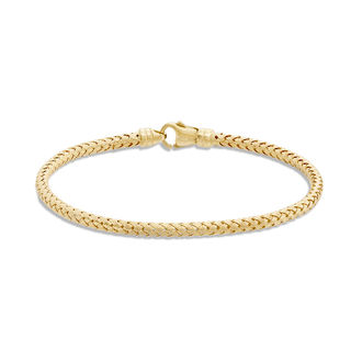 ★rosemont★ 14K Bracelet RS1275 Previously Owned - Woven Bracelet in 14K Gold - 7.25"