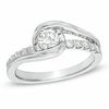 Thumbnail Image 1 of Previously Owned - Sirena™ 5/8 CT. T.W. Diamond Bypass Engagement Ring in 14K White Gold