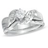 Thumbnail Image 1 of Previously Owned - 1/3 CT. T.W. Diamond Bridal Set in 10K White Gold