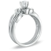 Thumbnail Image 2 of Previously Owned - 1/3 CT. T.W. Diamond Bridal Set in 10K White Gold