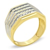 Thumbnail Image 2 of Previously Owned - Men's 1/2 CT. T.W. Diamond Four-Row Wedding Band in 14K Gold