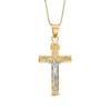 Thumbnail Image 0 of Previously Owned - Crucifix Pendant in 10K Two-Tone Gold