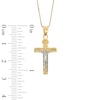 Thumbnail Image 1 of Previously Owned - Crucifix Pendant in 10K Two-Tone Gold