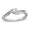 Thumbnail Image 1 of Previously Owned - Cherished Promise Collection™ 1/5 CT. T.W. Diamond Three Stone Promise Ring in 10K White Gold