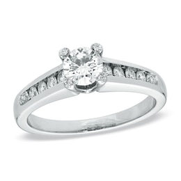 Previously Owned - 3/4 CT. T.W. Diamond Engagement Ring in 14K White Gold