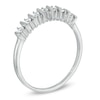 Thumbnail Image 2 of Previously Owned - 1/10 CT. T.W. Diamond Seven Stone Wedding Band in 10K White Gold