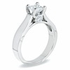 Thumbnail Image 2 of Previously Owned - 1 CT. T.W. Bezel Set Princess-Cut Diamond Solitaire Engagement Ring in 14K White Gold