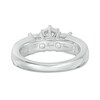 Thumbnail Image 2 of Previously Owned - 3 CT. T.W. Diamond Three Stone Bridal Set in 14K White Gold