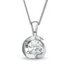 Thumbnail Image 1 of Previously Owned - 1/5 CT.  Canadian Diamond Solitaire Pendant in 14K White Gold (I/I2)