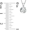 Thumbnail Image 2 of Previously Owned - 1/5 CT.  Canadian Diamond Solitaire Pendant in 14K White Gold (I/I2)