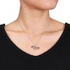 Thumbnail Image 3 of Previously Owned - Black Diamond Accent Dachshund Pendant in Sterling Silver with Beaded Black Rhodium