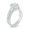 Thumbnail Image 2 of Previously Owned - 1 CT. T.W. Diamond Frame Bridal Set in 14K White Gold