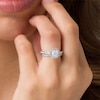 Thumbnail Image 3 of Previously Owned - 1 CT. T.W. Diamond Frame Bridal Set in 14K White Gold