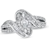 Thumbnail Image 1 of Previously Owned - 1 CT. T.W. Marquise Diamond Twist Engagement Ring in 14K White Gold