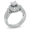 Thumbnail Image 2 of Previously Owned - 1 CT. T.W. Diamond Framed Engagement Ring in 14K White Gold