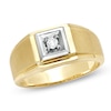 Thumbnail Image 1 of Previously Owned - 1/10 CT. Diamond Solitaire Square Top Ring in 10K Gold