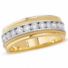 Thumbnail Image 1 of Previously Owned - 1 CT. T.W. Diamond Milgrain Band in 14K Two-Tone Gold