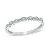 Thumbnail Image 1 of Previously Owned - Diamond Accent Milgrain Anniversary Band in 10K White Gold