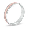 Thumbnail Image 2 of Previously Owned - 4.0mm Comfort Fit Wedding Band in 10K Two-Tone Gold