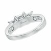 Thumbnail Image 3 of Previously Owned - 1-1/2 CT. T.W. Princess-Cut Diamond Past Present Future® Ring in 14K White Gold