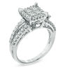 Thumbnail Image 2 of Previously Owned - 1-1/5 CT. T.W. Quad Princess-Cut Diamond Engagement Ring in 14K White Gold