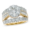 Thumbnail Image 0 of Previously Owned - 4 CT. T.W. Diamond Cluster Engagement Ring in 14K Gold
