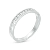 Thumbnail Image 1 of Previously Owned - 1/4 CT. T.W. Diamond Channel Band in 14K White Gold