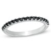 Thumbnail Image 0 of Previously Owned - 1/5 CT. T.W. Black Diamond Band in 10K White Gold