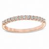 Thumbnail Image 0 of Previously Owned - 1/4 CT. T.W. Diamond Anniversary Band in 14K Rose Gold