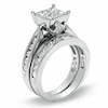 Thumbnail Image 2 of Previously Owned - 2 CT. T.W. Quad Princess-Cut Diamond Bridal Set in 14K White Gold