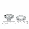 Thumbnail Image 3 of Previously Owned - 2 CT. T.W. Quad Princess-Cut Diamond Bridal Set in 14K White Gold