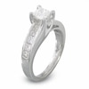 Thumbnail Image 1 of Previously Owned - 1-1/2 CT. T.W. Princess-Cut Diamond Bridge Engagement Ring in 14K White Gold