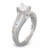 Thumbnail Image 2 of Previously Owned - 1-1/2 CT. T.W. Princess-Cut Diamond Bridge Engagement Ring in 14K White Gold