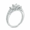 Thumbnail Image 2 of Previously Owned - 1-1/5 CT. T.W. Princess-Cut Diamond Three Stone Engagement Ring in 14K White Gold