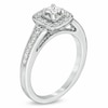 Thumbnail Image 2 of Previously Owned - 1/2 CT. T.W. Princess-Cut Diamond Frame Engagement Ring in 14K White Gold