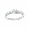 Thumbnail Image 3 of Previously Owned - 1/2 CT. T.W. Princess-Cut Diamond Three Stone Engagement Ring in 10K White Gold
