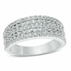 Thumbnail Image 0 of Previously Owned - 1 CT. T.W. Diamond Five Row Anniversary Band in 14K White Gold (I/SI2)