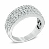 Thumbnail Image 1 of Previously Owned - 1 CT. T.W. Diamond Five Row Anniversary Band in 14K White Gold (I/SI2)
