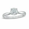 Thumbnail Image 0 of Previously Owned - 3/8 CT. T.W. Diamond Frame Engagement Ring in 14K White Gold