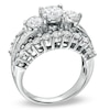 Thumbnail Image 2 of Previously Owned - 3 CT. T.W. Diamond Three Stone Engagement Ring in 14K White Gold