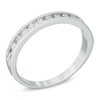 Thumbnail Image 1 of Previously Owned - 1/4 CT. T.W. Diamond and Milgrain Anniversary Band in 10K White Gold