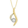 Thumbnail Image 1 of Previously Owned - Sirena™ 1/8 CT. T.W. Diamond Illusion Pendant in 14K Gold