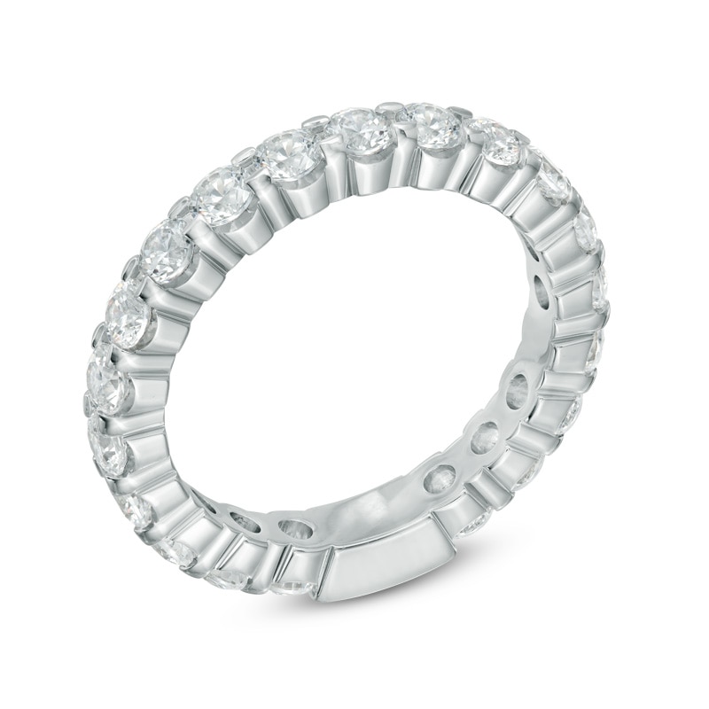 Main Image 2 of Previously Owned - 2 CT. T.W. Diamond Eternity Band in 14K White Gold