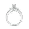 Thumbnail Image 4 of Previously Owned - 2 CT. T.W. Diamond Three Stone Bridal Set in 14K White Gold